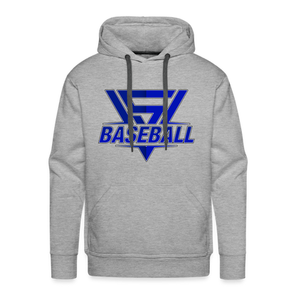 Men’s Vegas Strong Baseball Premium Hoodie - heather grey