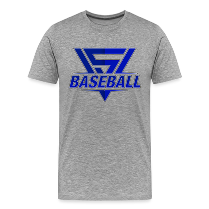 Men's Vegas Strong Baseball Premium Tee - heather gray