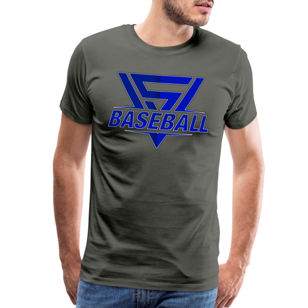 Men's Vegas Strong Baseball Premium Tee - asphalt gray