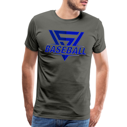 Men's Vegas Strong Baseball Premium Tee - asphalt gray